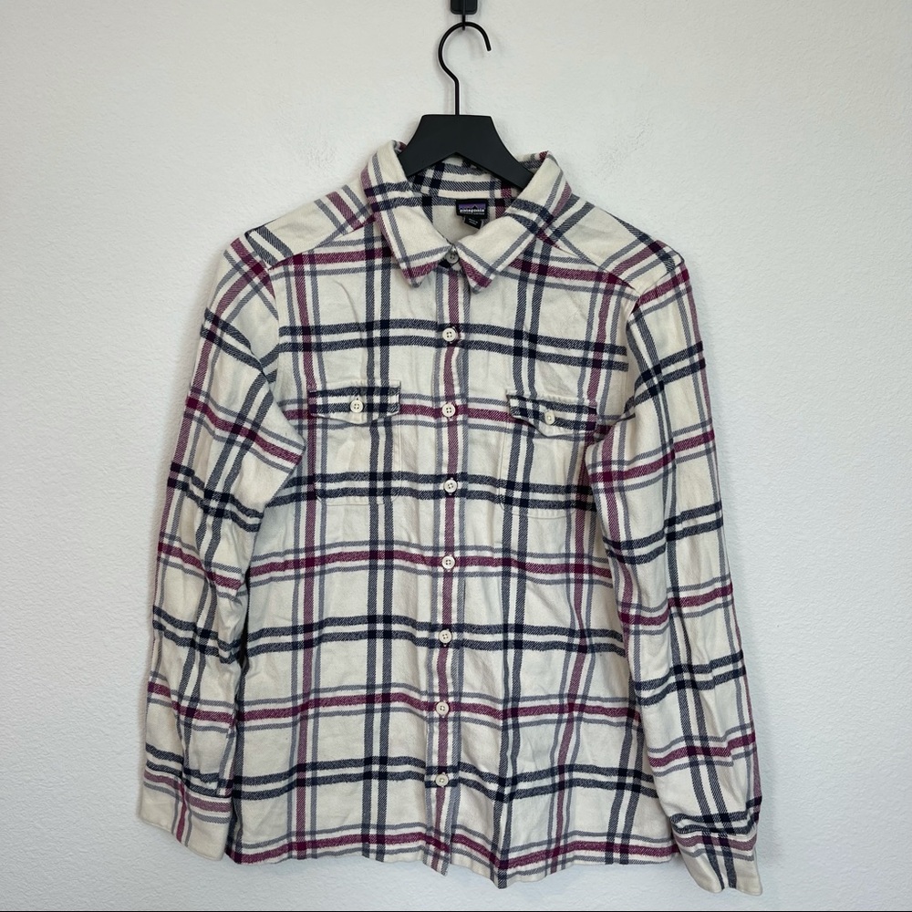 Patagonia Cotton Long-Sleeved Fjord Flannel Shirt
